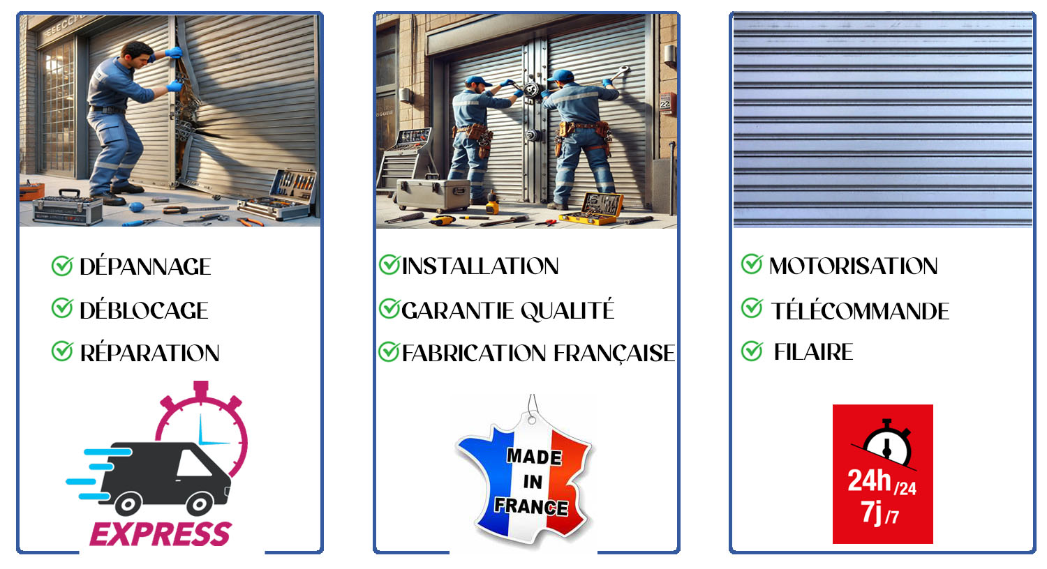 Depannage Rideau Metallique Bourg la Reine 92340